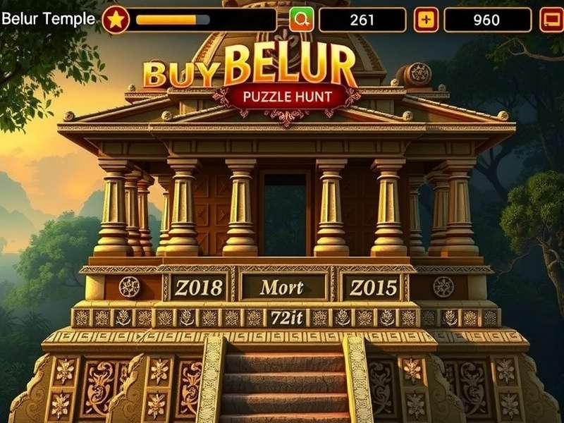 Belur Temple Puzzle Hunt gameplay screenshot